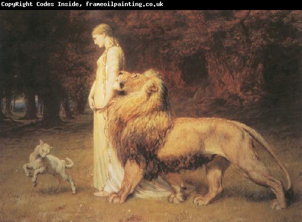 Briton Riviere Una and Lion